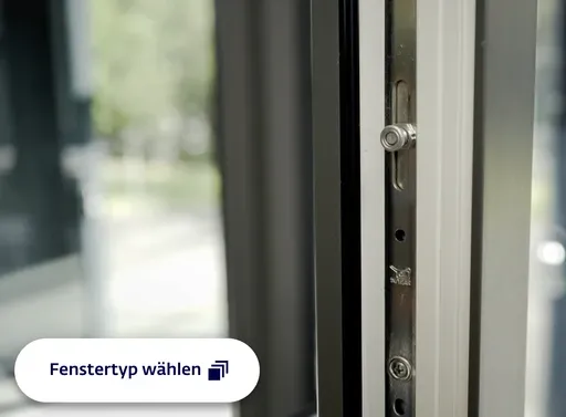 Interaktive Navigation im SIEGENIA-Player, Auswahl der passenden Fenstervariante per Klick